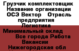 Грузчик-комплектовщик › Название организации ­ ОСЭ-Вектор › Отрасль предприятия ­ Логистика › Минимальный оклад ­ 18 000 - Все города Работа » Вакансии   . Нижегородская обл.,Нижний Новгород г.